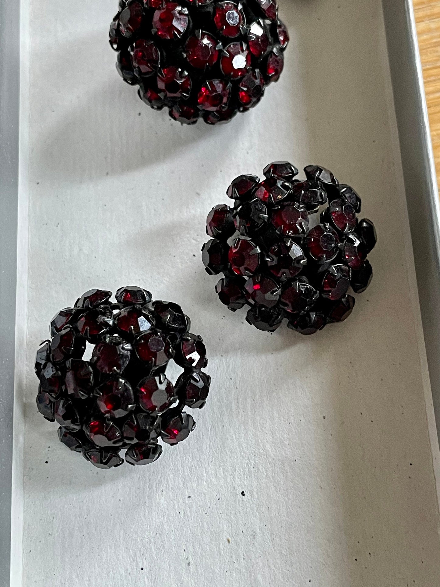 Juicy Vintage Warner Cherry Brooch and Earrings