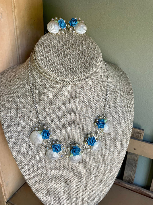 1950's Beyond the Sea Necklace & Earring Set