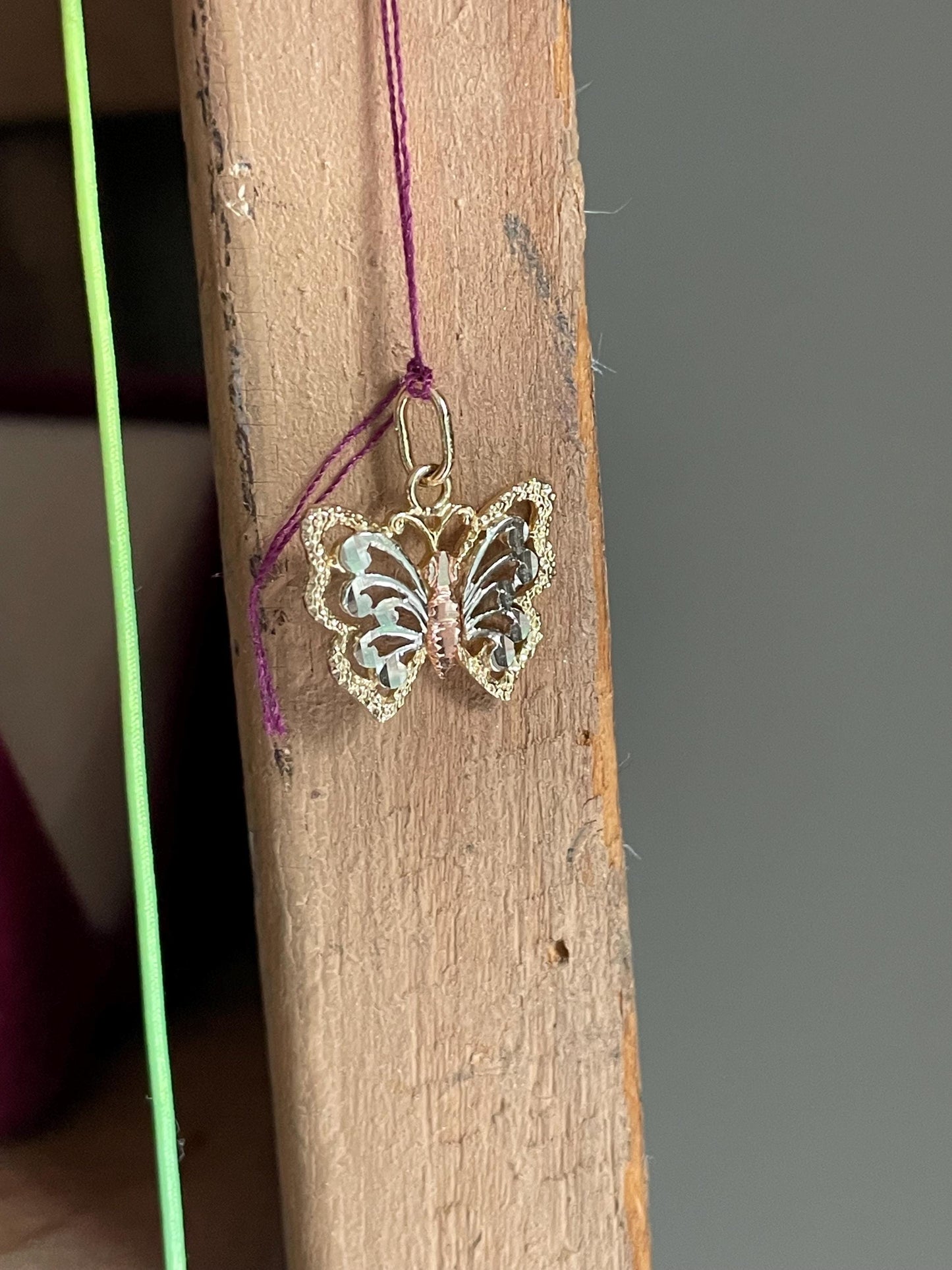 Buy One or All Vintage 14K Gold Butterfly Earrings or Pendant Jewelry