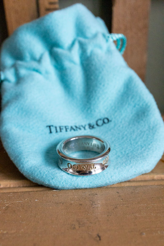 1997 Tiffany & Co. Sterling Silver 1837 Band Size 5.5