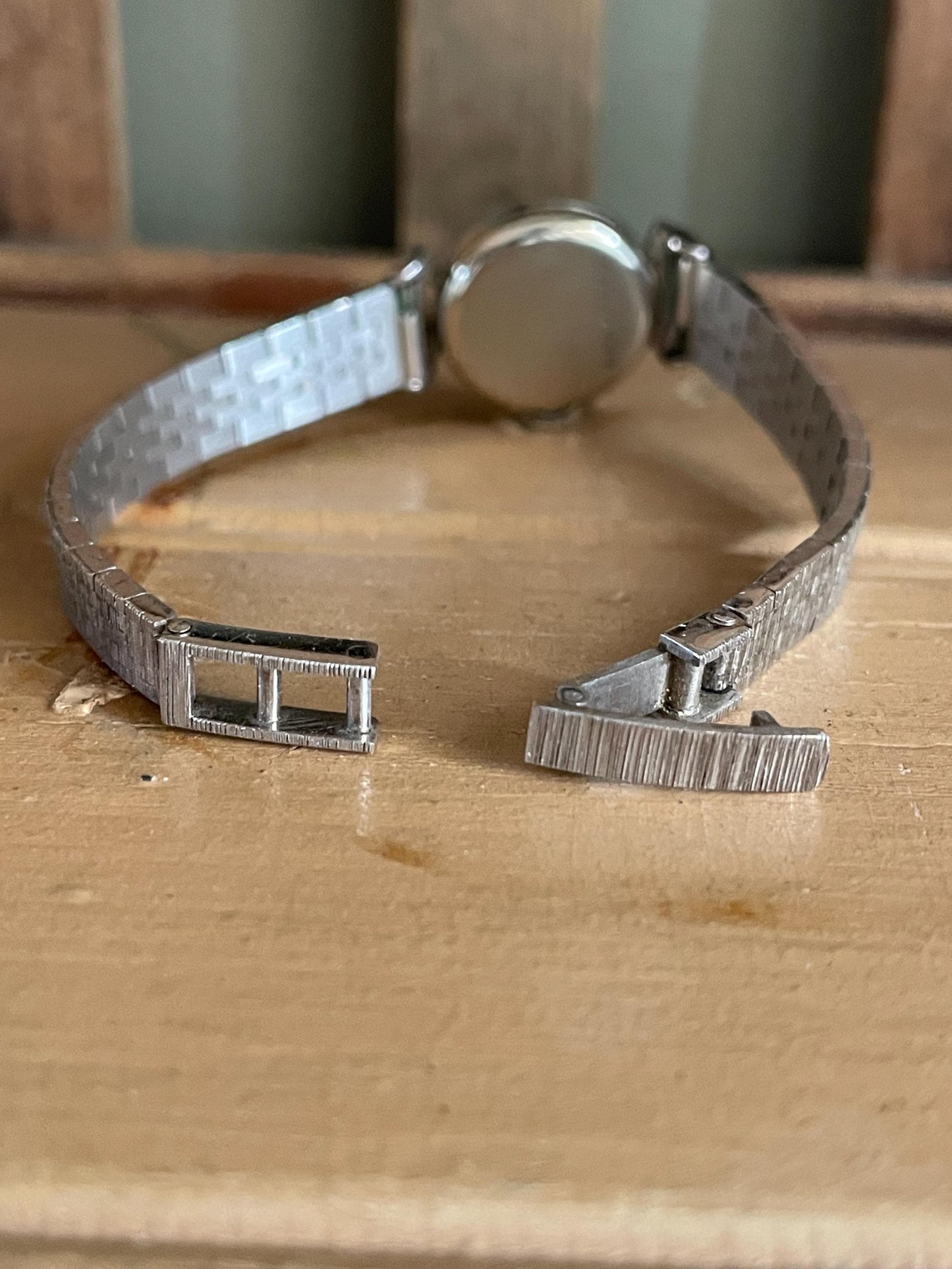 Mid Century 1950's Cocktail 18K White Gold Girard Perregaux Ladies Wrist Watch