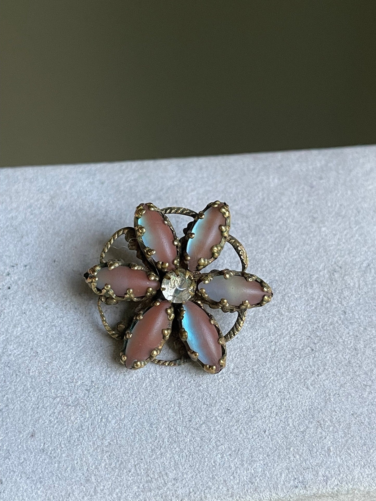 A Rare Antique Saphiret Brooch with Paste