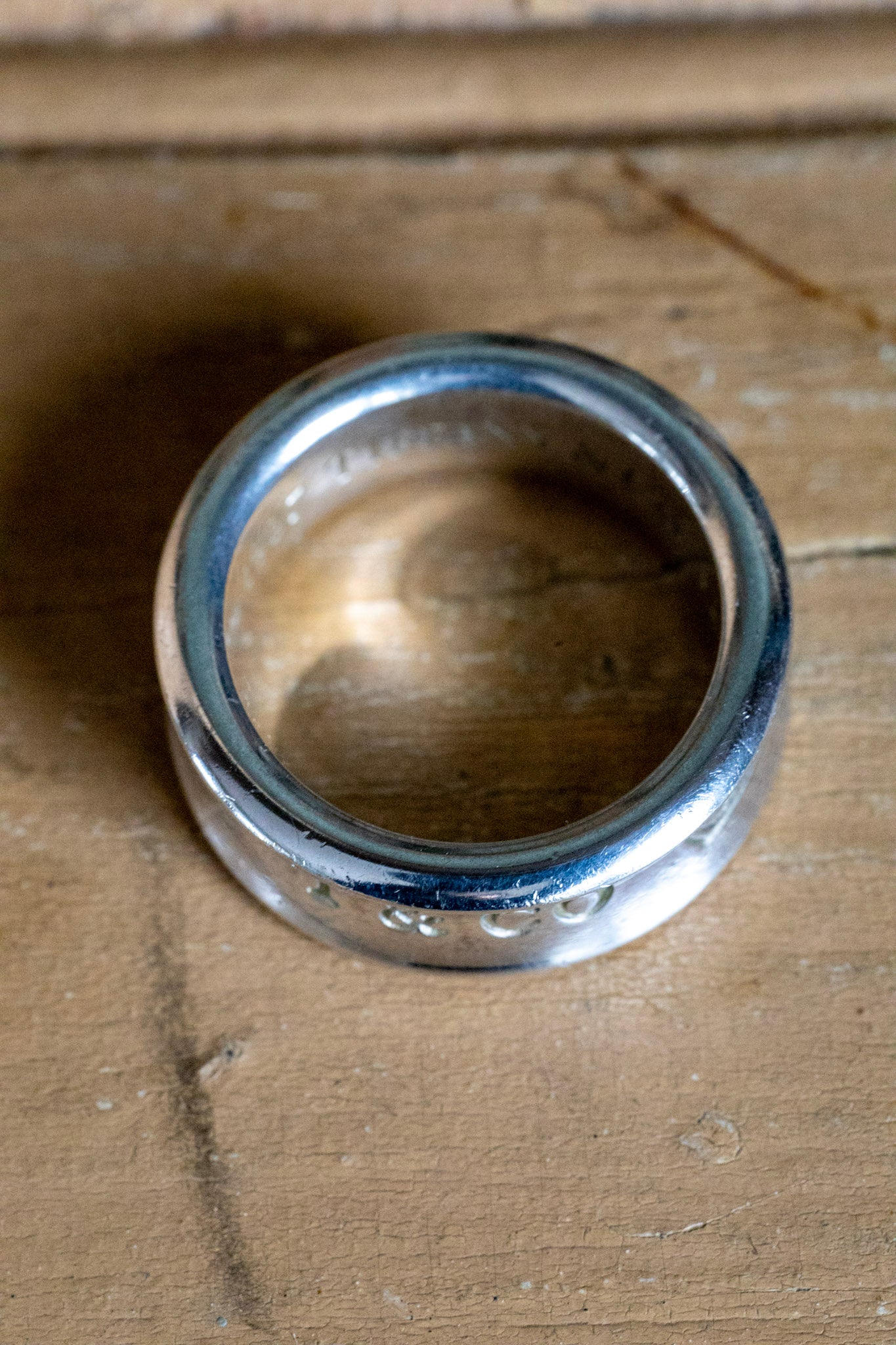 1997 Tiffany & Co. Sterling Silver 1837 Band Size 5.5