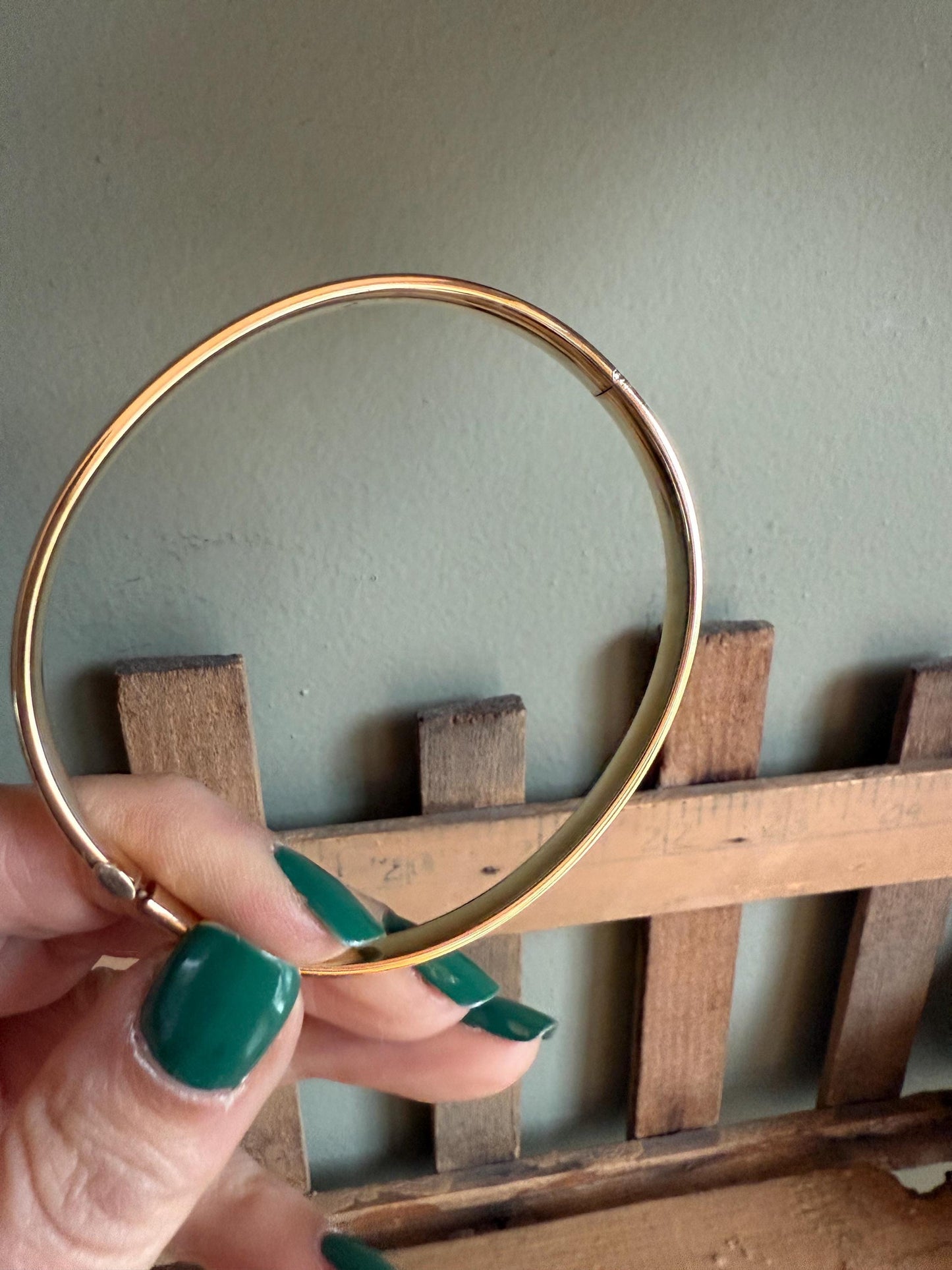 14K Yellow Gold Oval Bracelet by EternaGold Excellent Condition