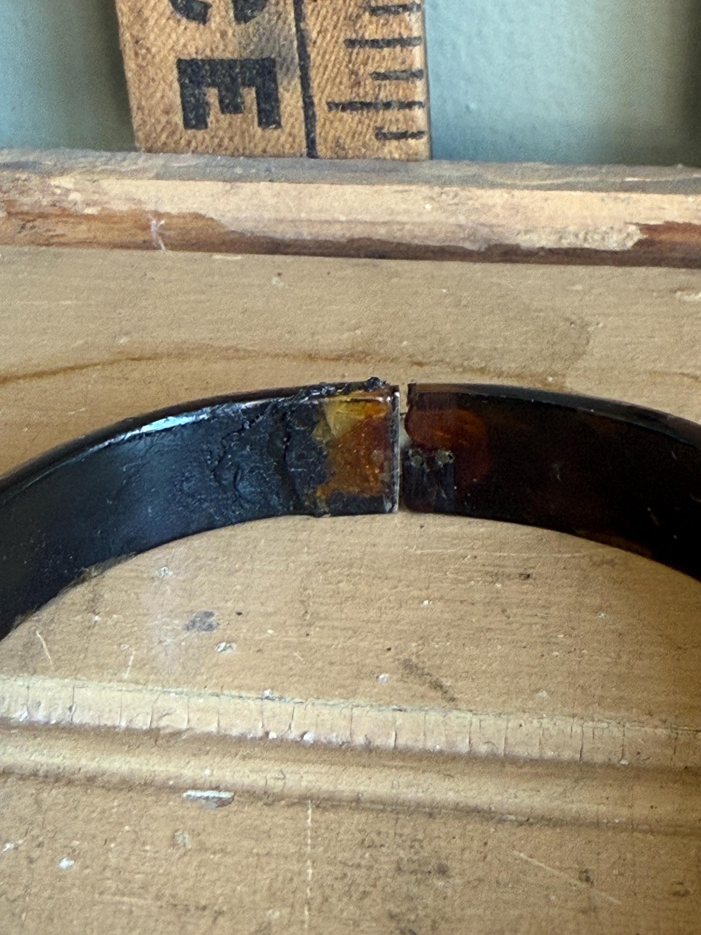 Antique Victorian Silver and Mother of Pearl Pique Inlay Bracelet