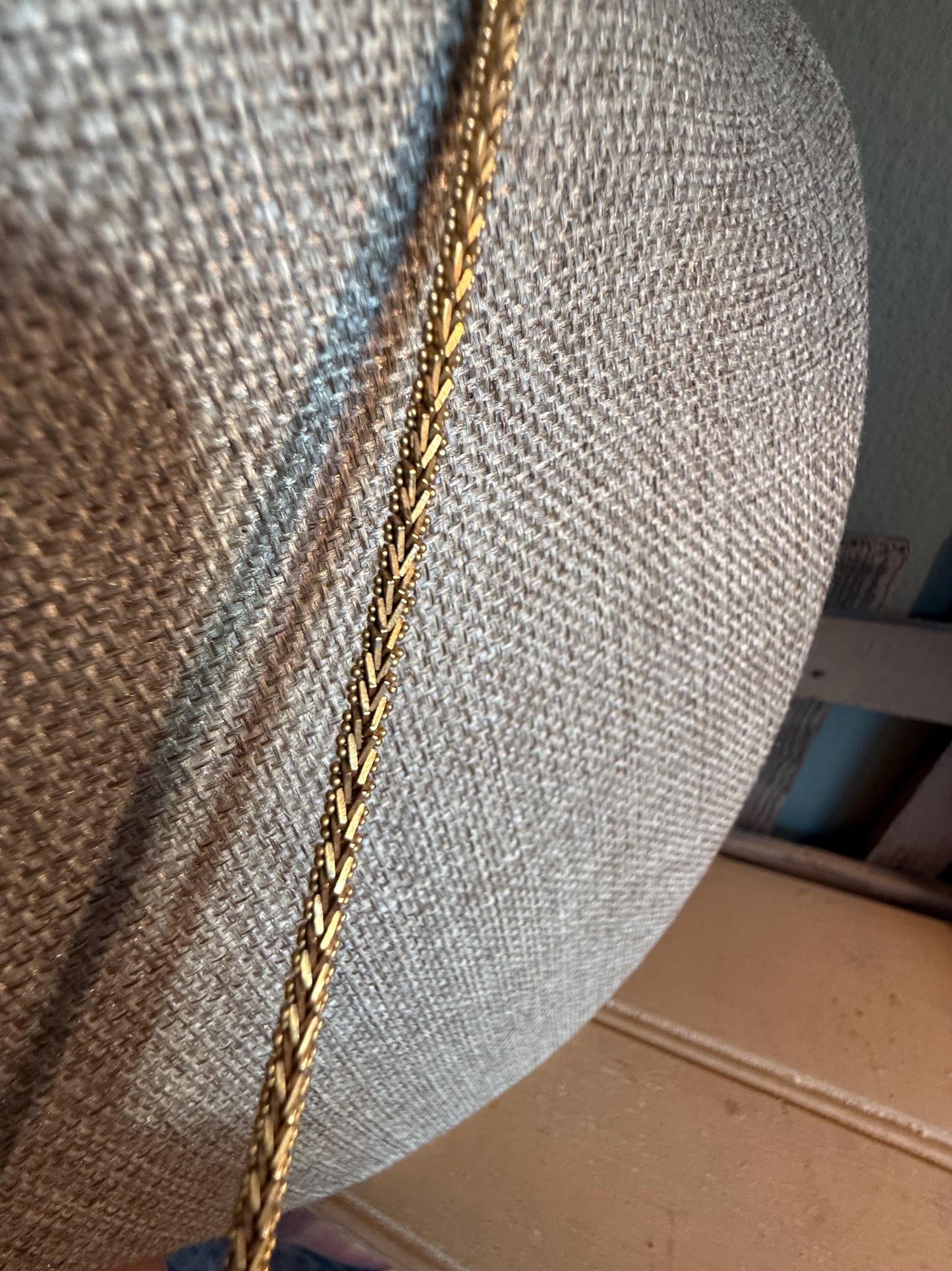 Vintage Heavy Hand Made Italian Chain 22" Length Box Clasp