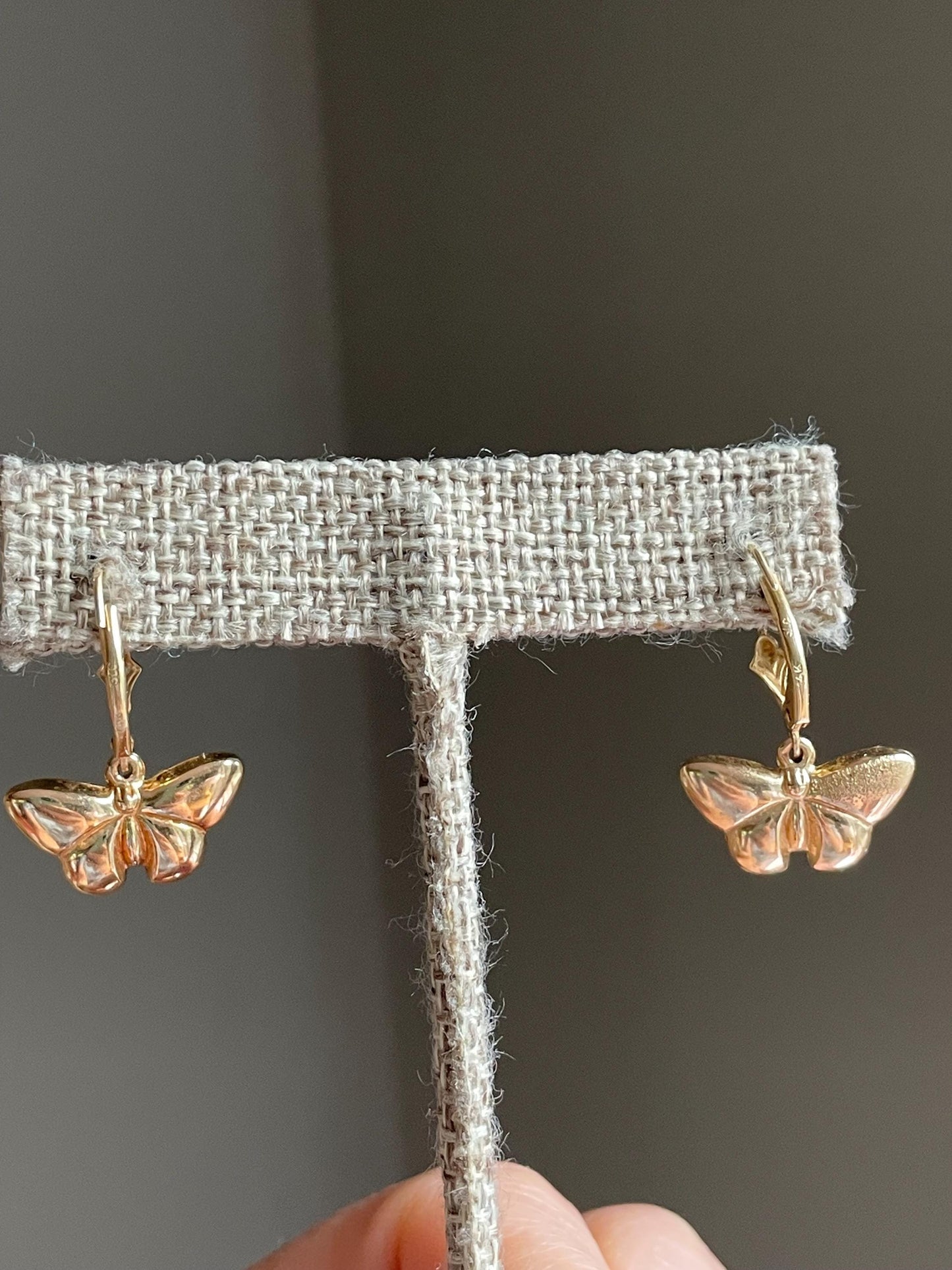 Buy One or All Vintage 14K Gold Butterfly Earrings or Pendant Jewelry