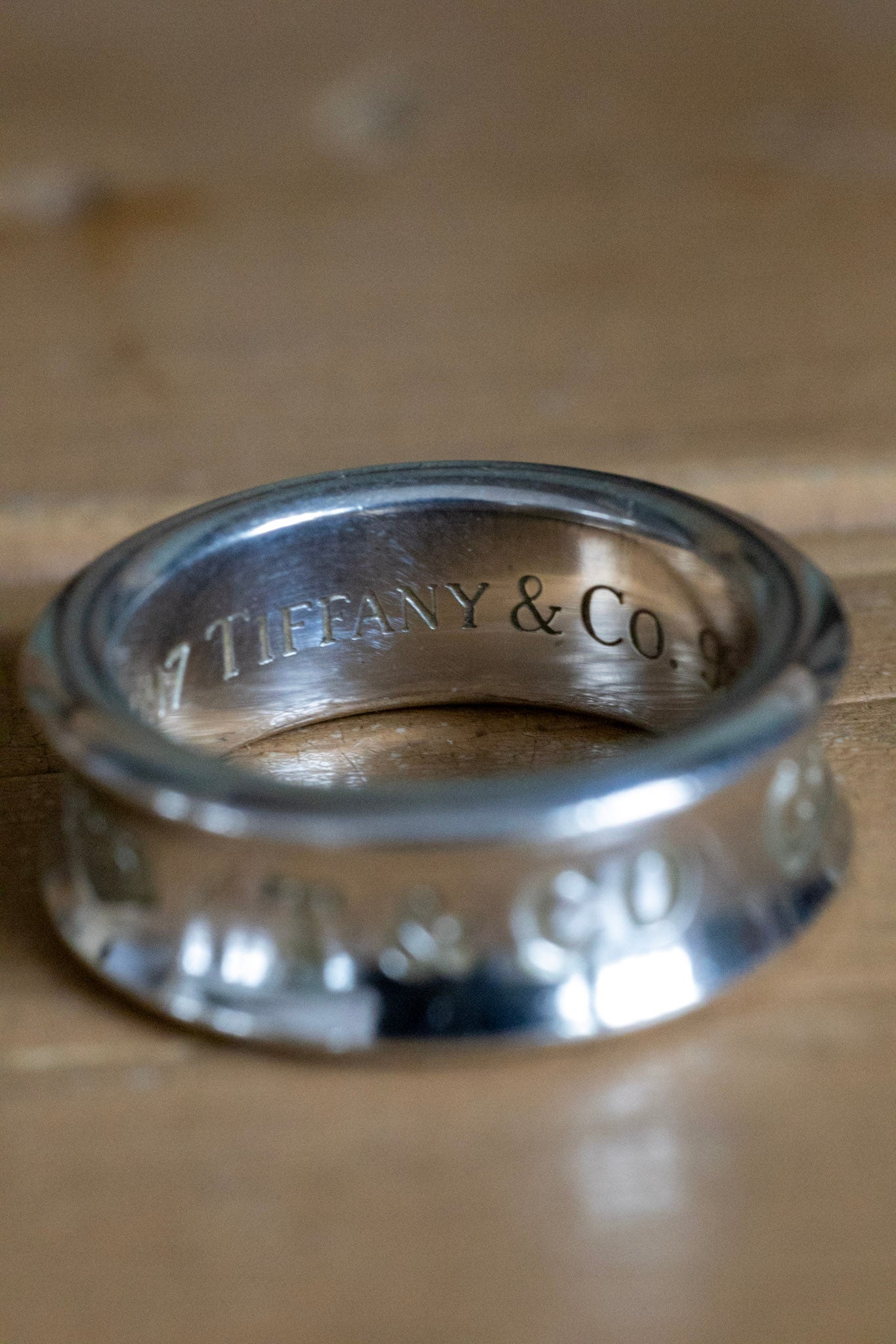 1997 Tiffany & Co. Sterling Silver 1837 Band Size 5.5
