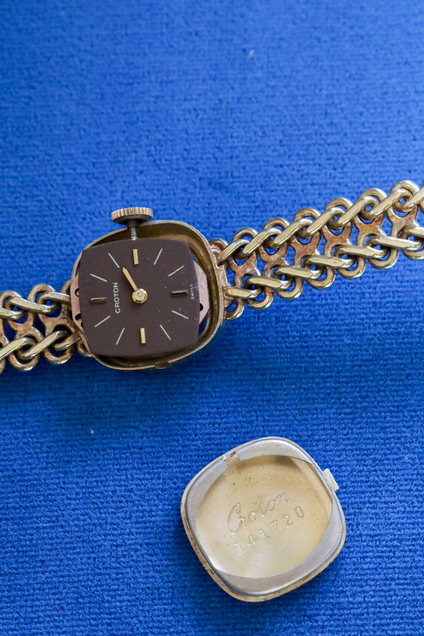 1960-1970 14K Yellow Gold Manual Wind Ladies Wrist Watch Working