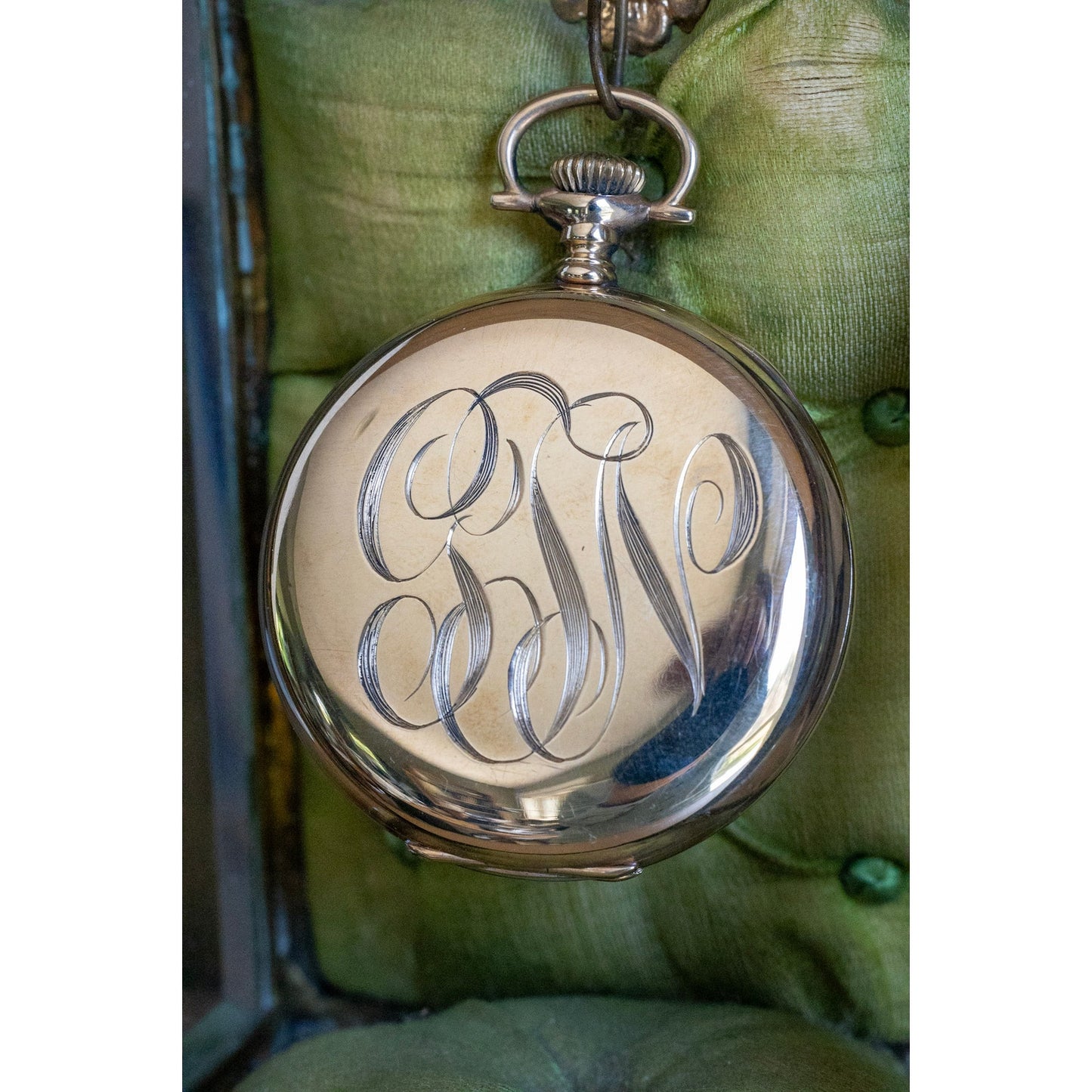 Antique Solid 14K Yellow Gold Waltham Open Face Working Pocket Watch
