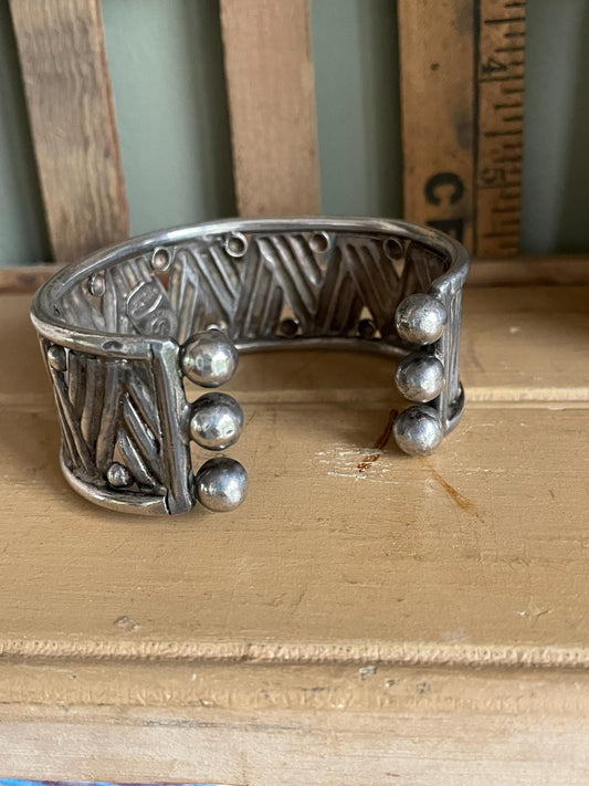 1940's Early William Spratling, Sterling Silver Cuff, Mexico