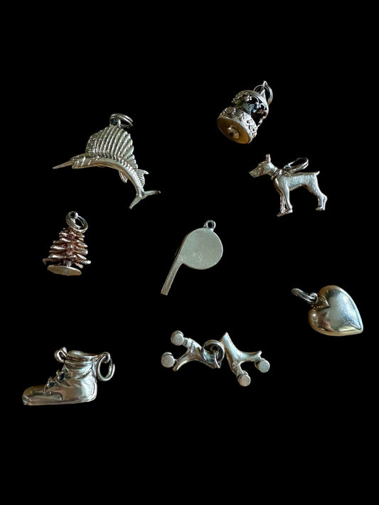 Pick a Mid Century Vintage 14K Yellow Gold Charm-Some Movable