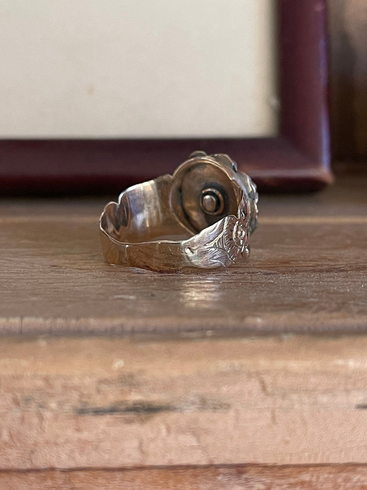 A Vintage Regency Georgian Diamond Cluster Ring in 14K