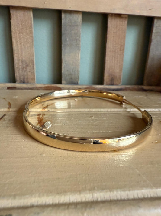 14K Yellow Gold Oval Bracelet by EternaGold Excellent Condition