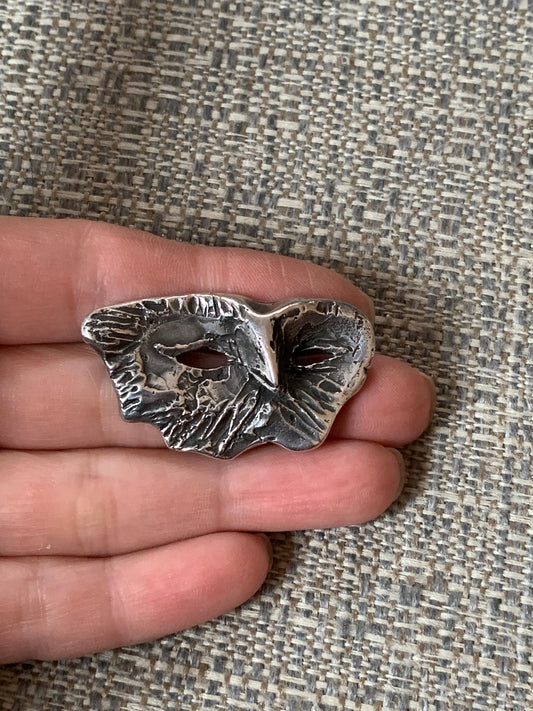 Olaf Skoogfors c 1965-1970 Owl Mask Brooch