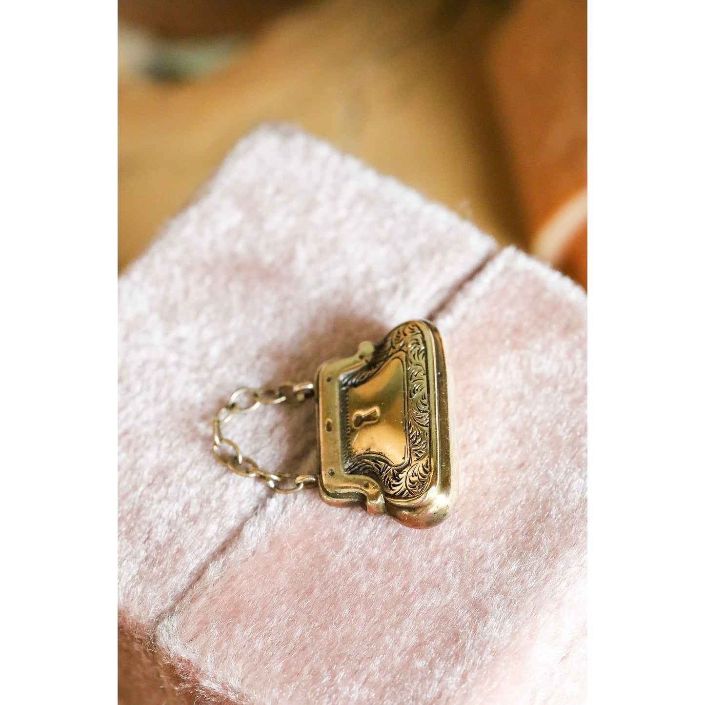 Sweet Antique Victorian Purse 14K Pendant Charm