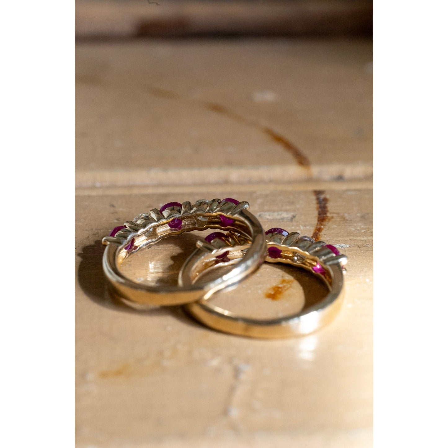 Buy One or Both 14K Effy Natural Ruby and Diamond Bands