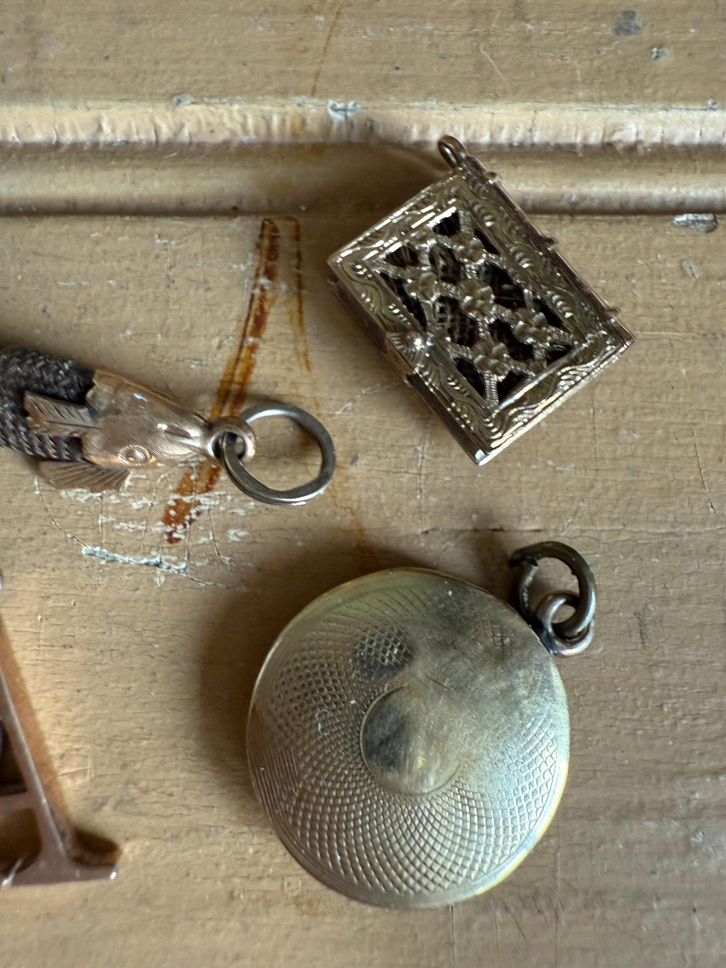 Pick an Antique Victorian Gold/ Gold Filled Hair Charm Watch Fob