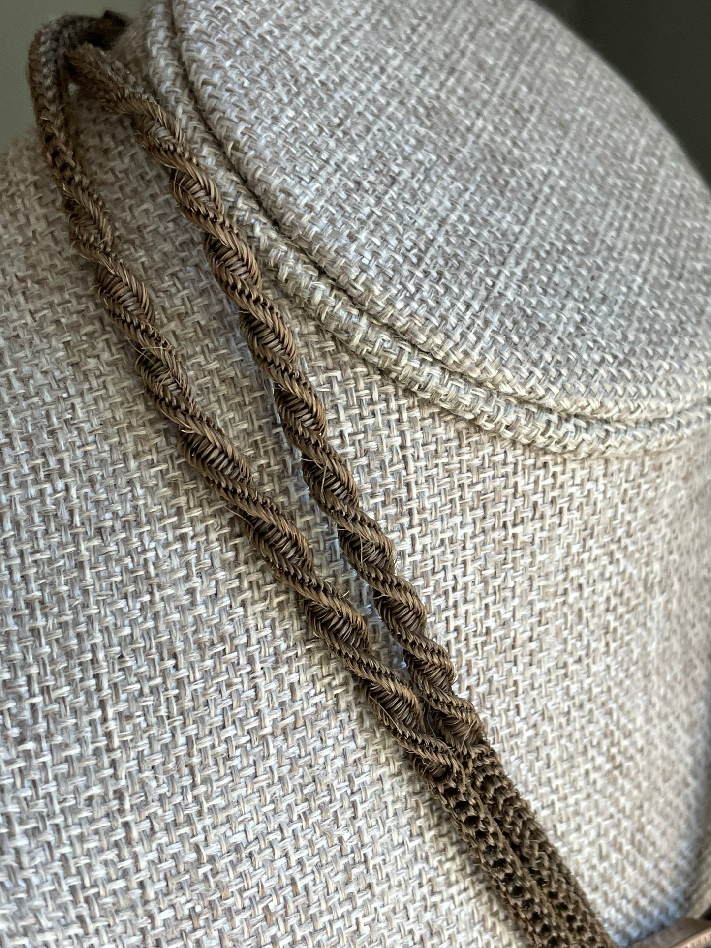 A Victorian Braided Hair Watch Chain with 10K Rose Gold Locket