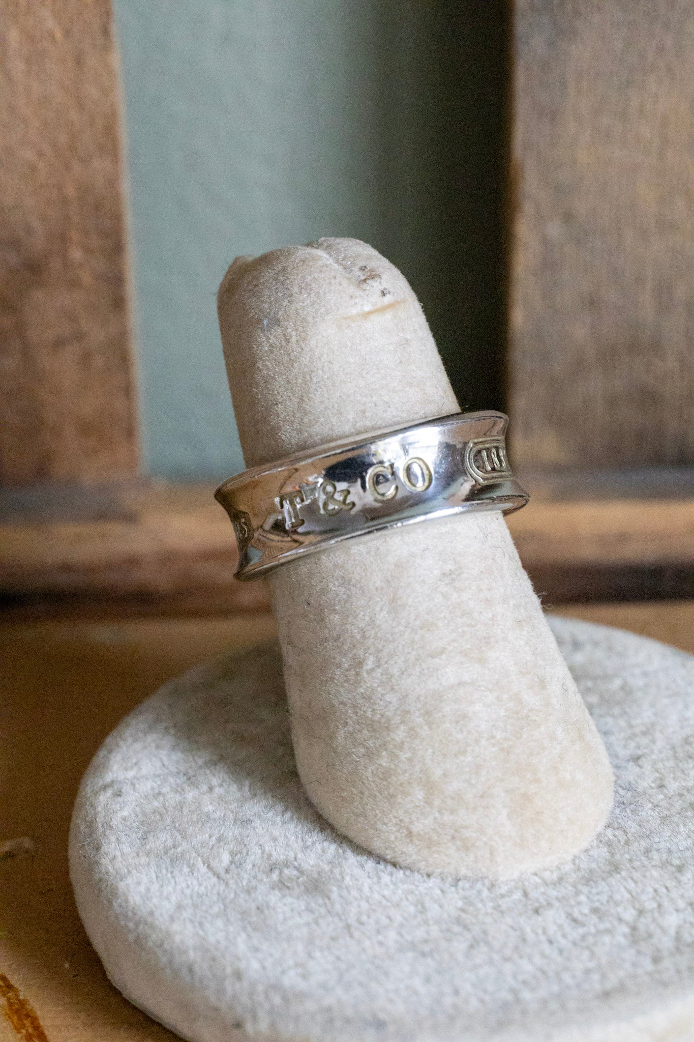 1997 Tiffany & Co. Sterling Silver 1837 Band Size 5.5