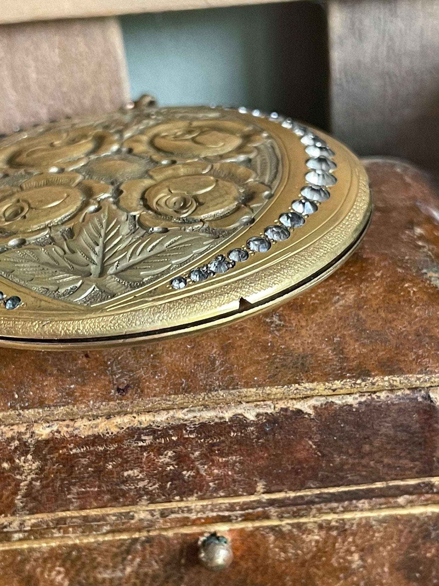 S.K. Merrill Co. Edwardian Massive Locket with Paste