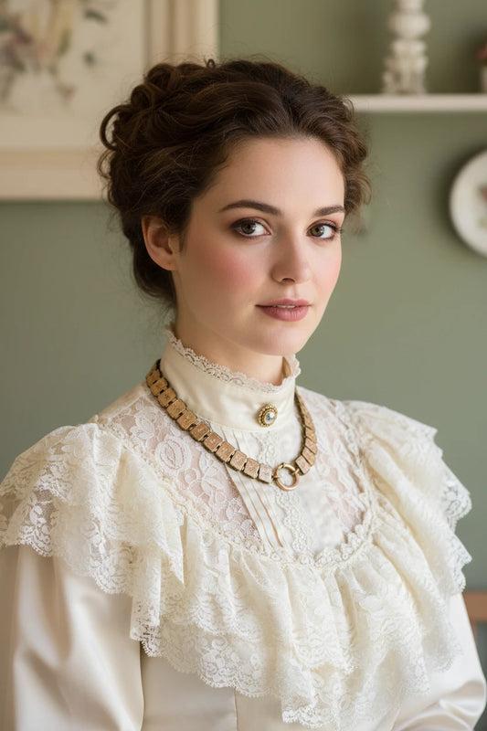 A Double Sided Gold Filled Victorian 1880's Bookchain with Huge Clasp to Add Pendant Charms