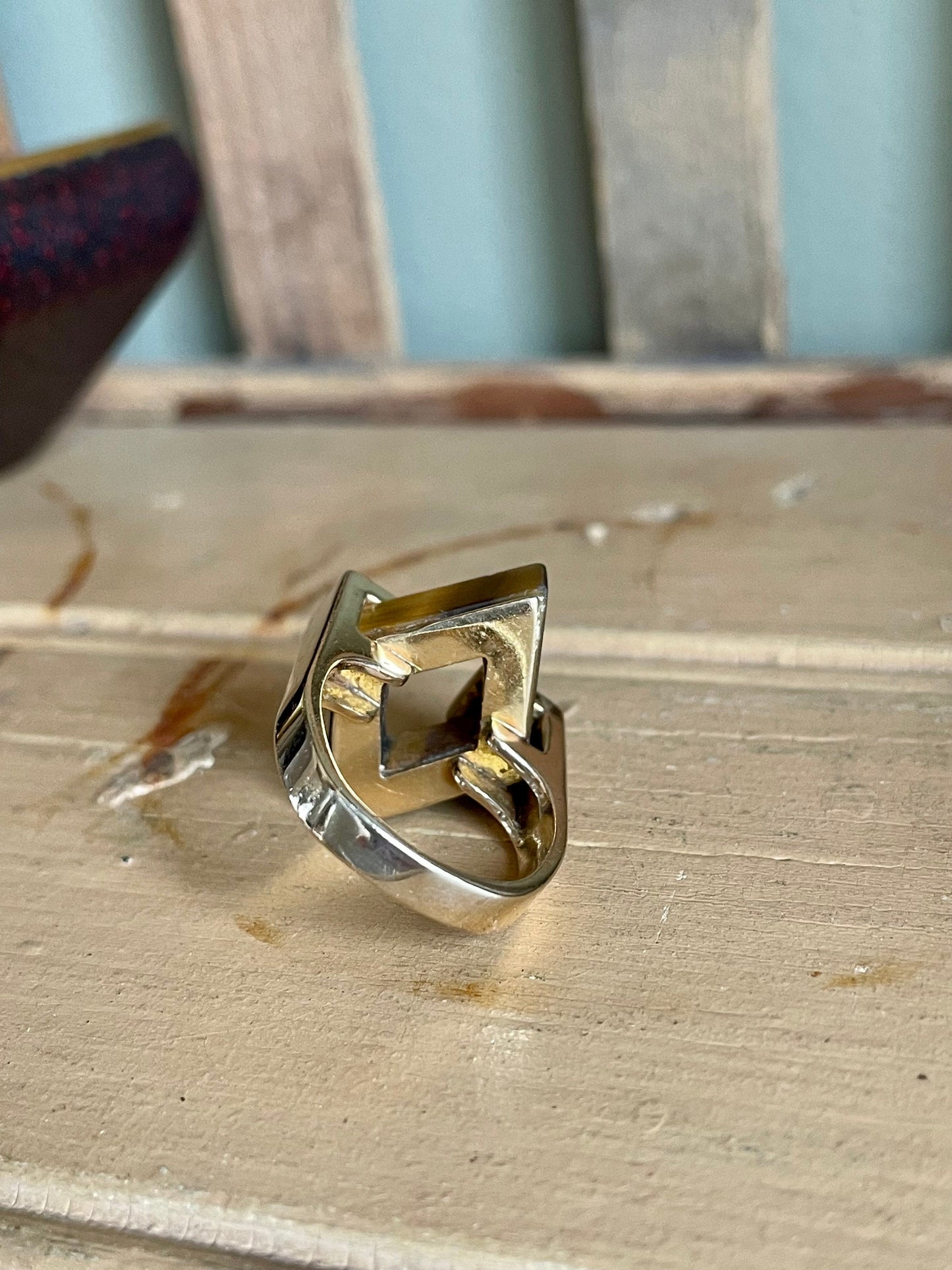 Victorian Tri-Color Gold Solder Flexible Bracelet