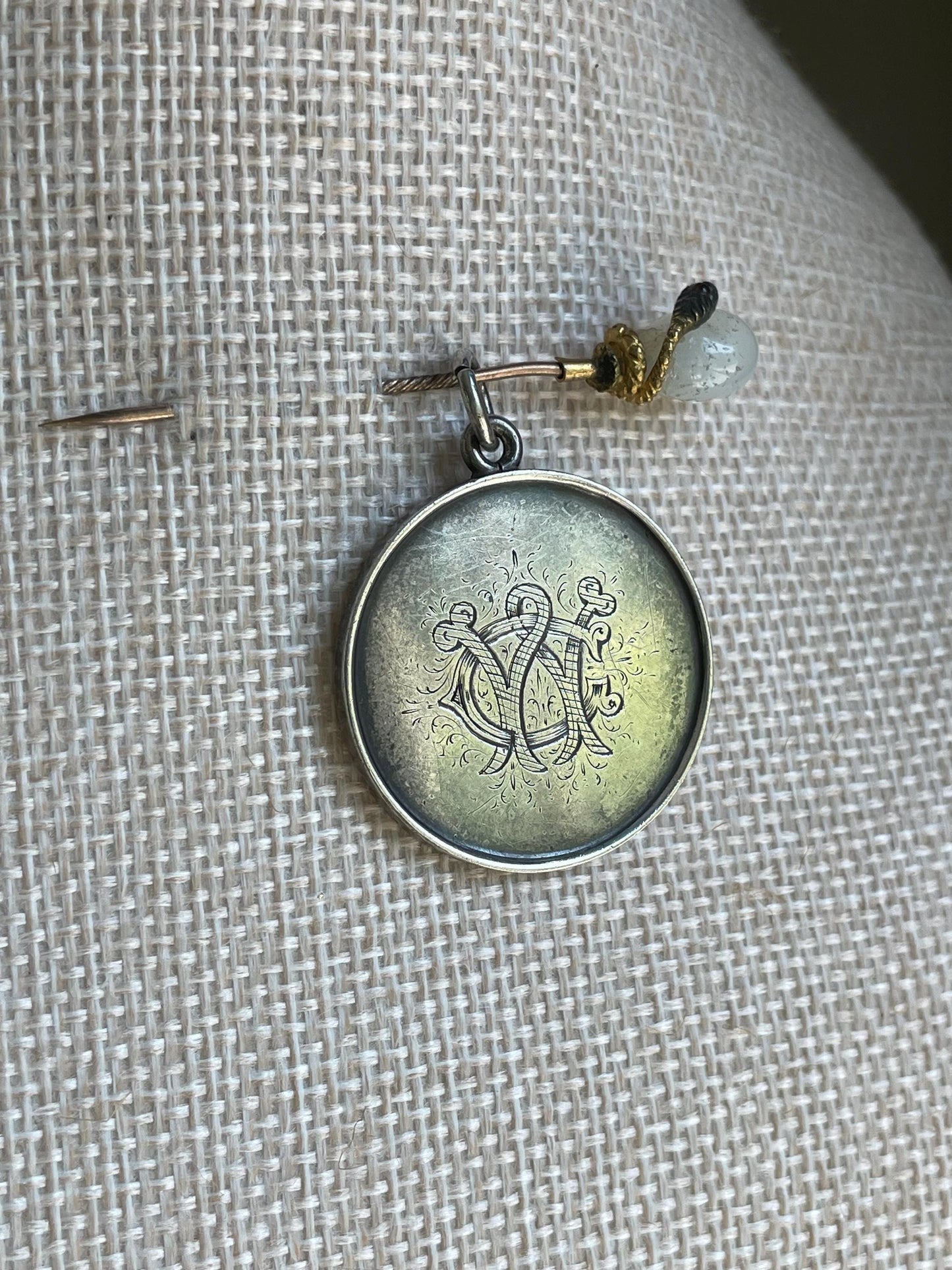 1900 Birmingham Large Hand Engraved Medallion Full Hallmarks