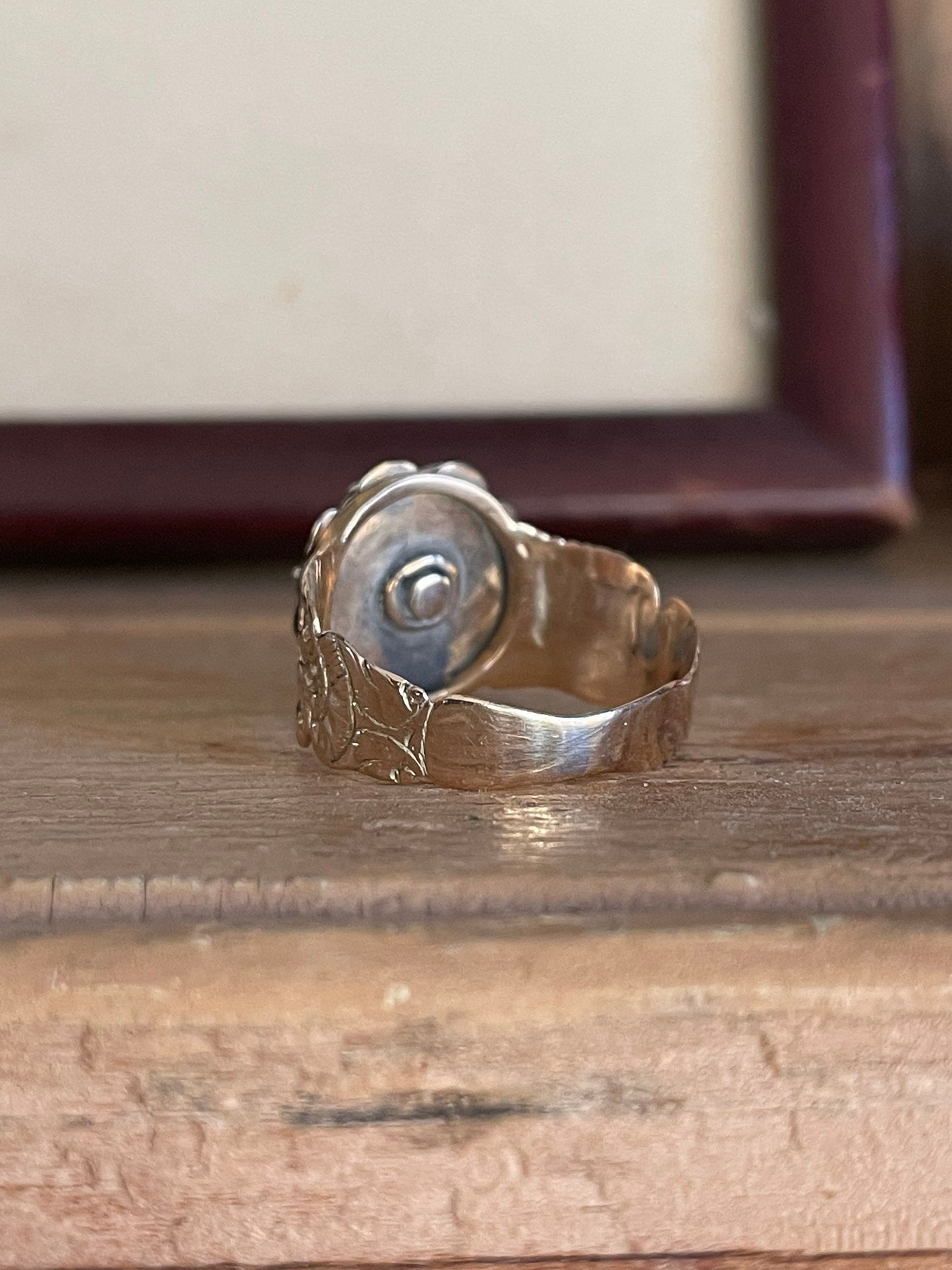 A Vintage Regency Georgian Diamond Cluster Ring in 14K