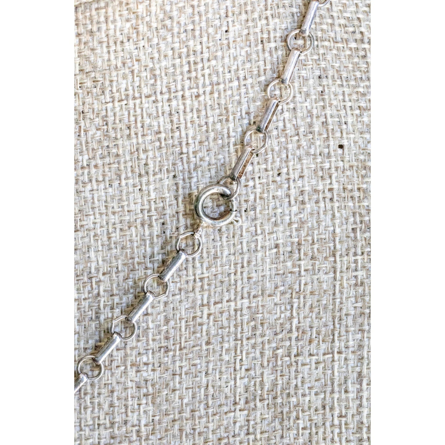 Carol Felley Native American Navajo Sterling Silver Storyteller Necklace