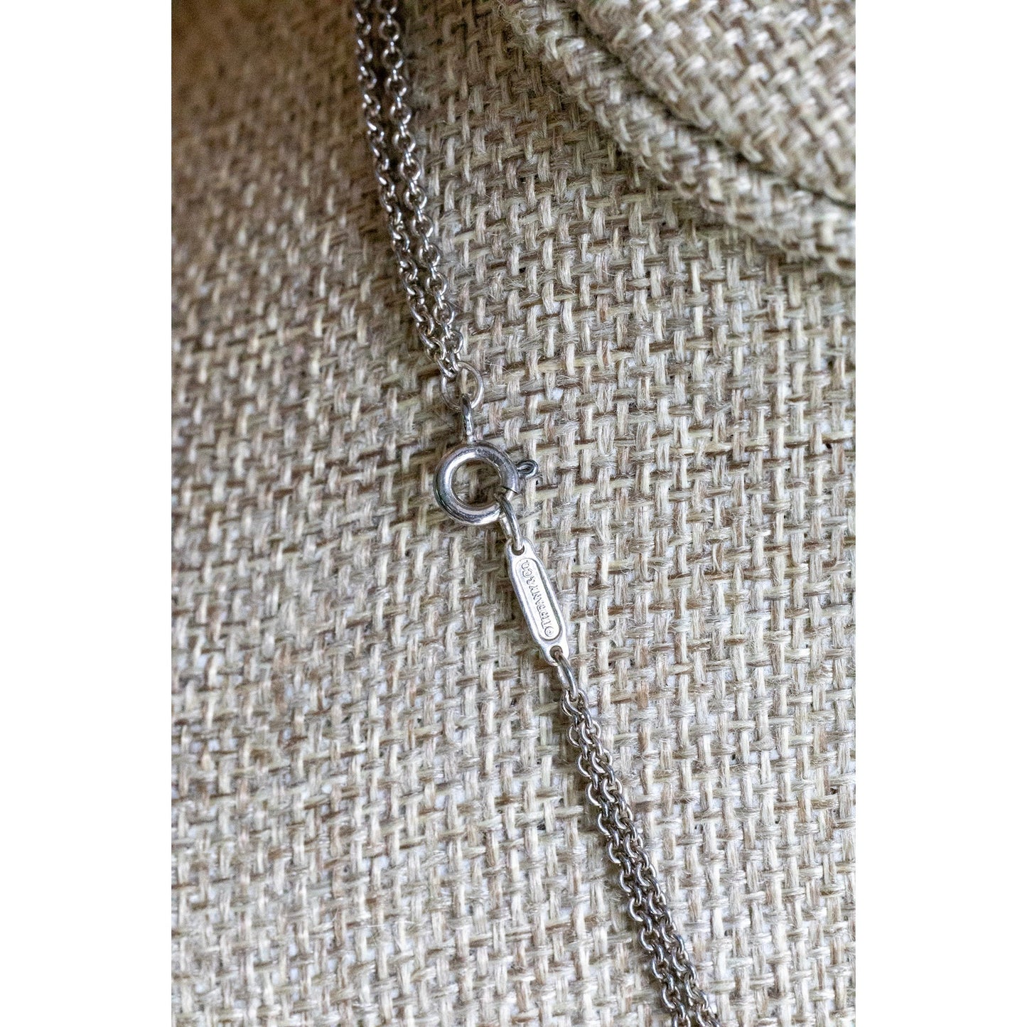Vintage Tiffany Infinity Sterling Silver Necklace