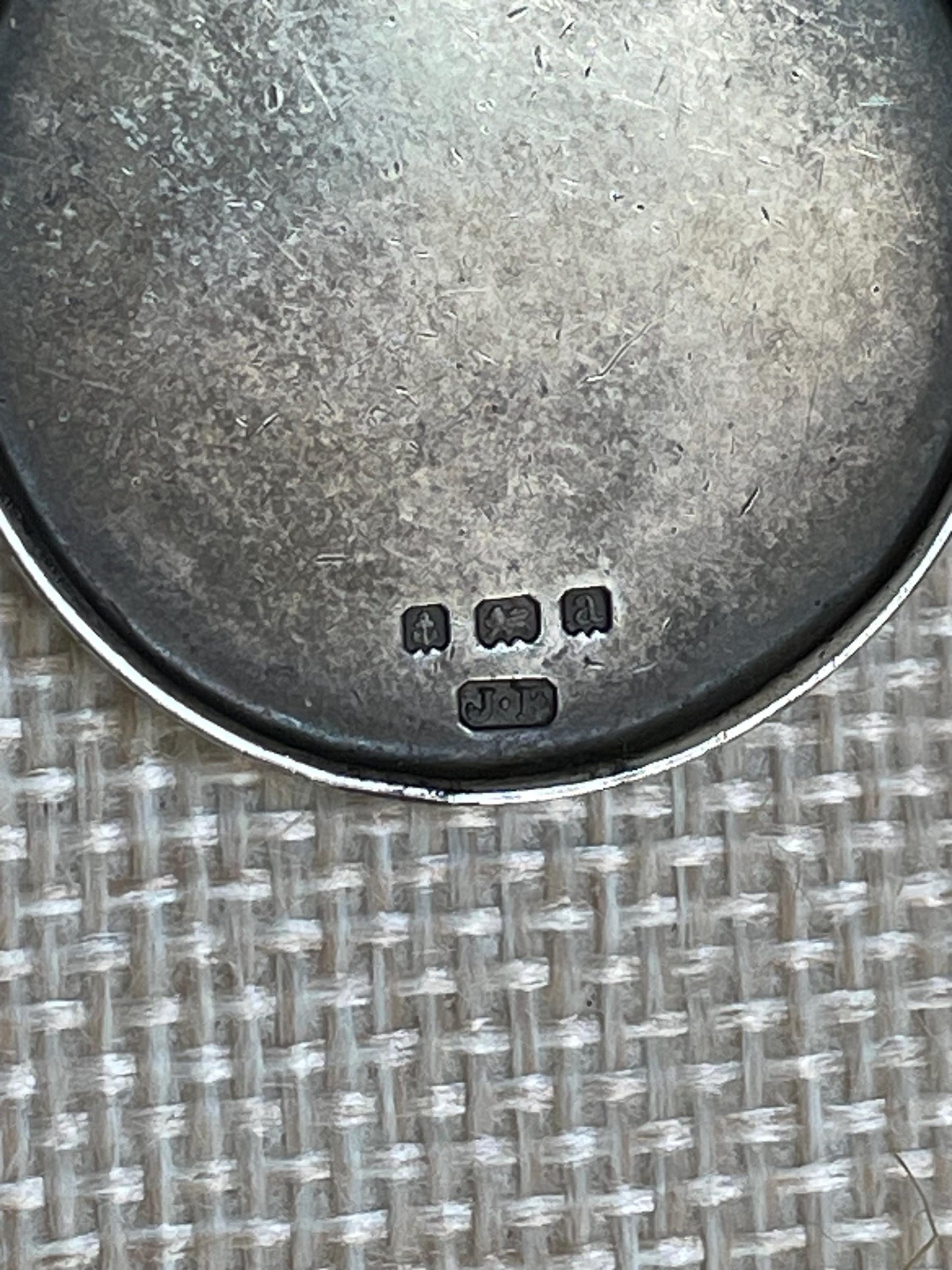 1900 Birmingham Large Hand Engraved Medallion Full Hallmarks