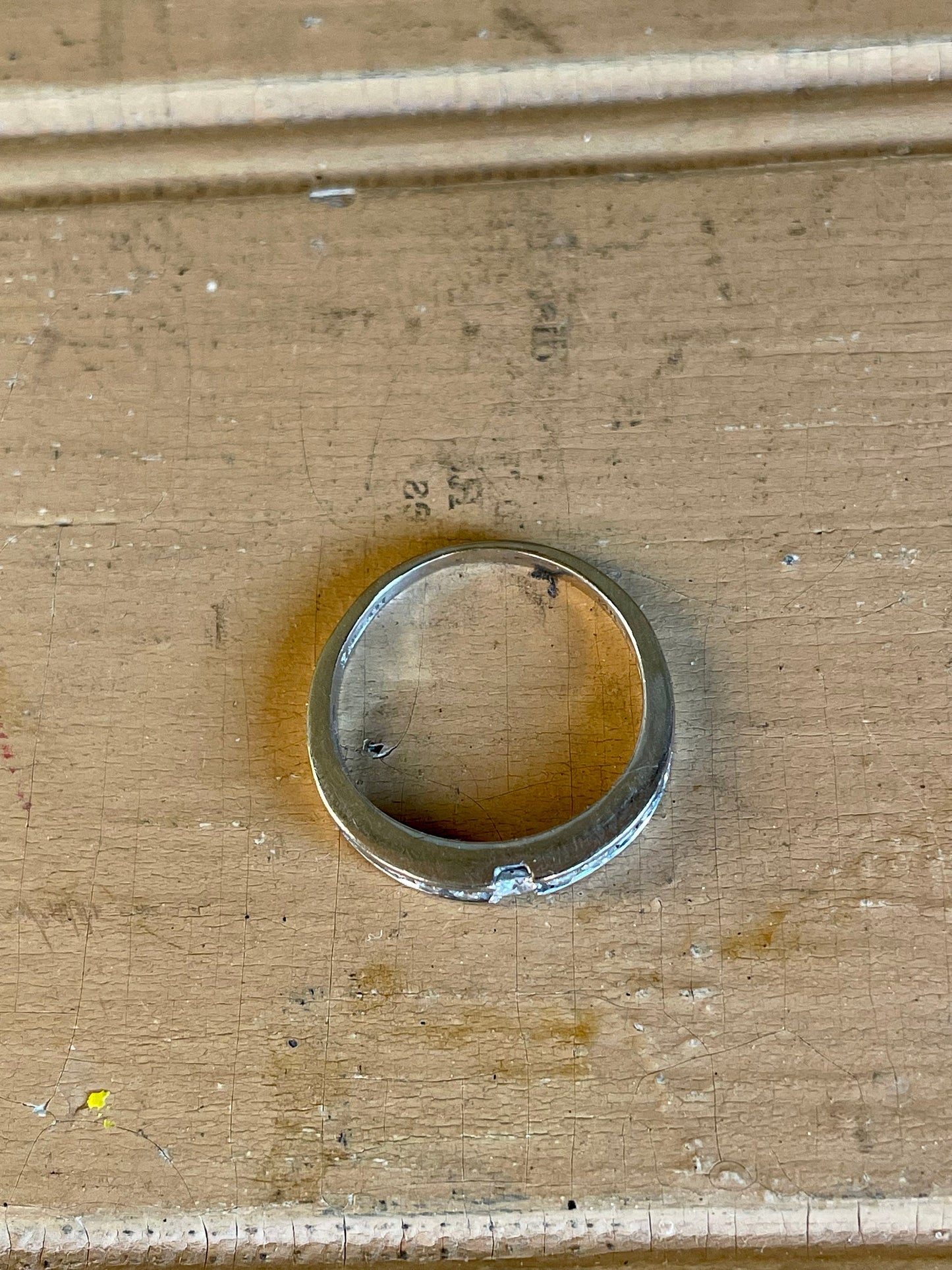 Vintage Kallatti 14K White Gold Approx. .20 ctw Diamond Band