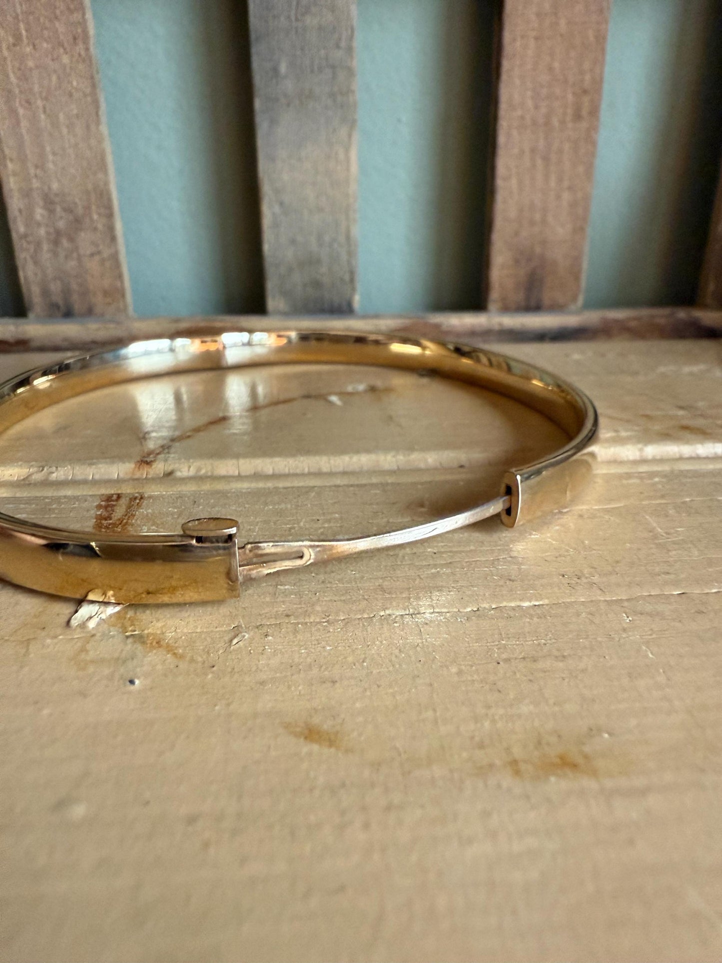 14K Yellow Gold Oval Bracelet by EternaGold Excellent Condition