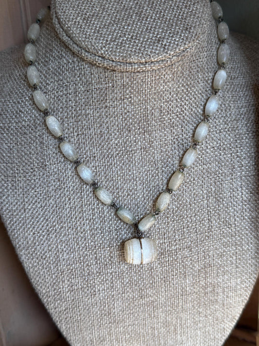 C1900 Niagara Falls Stanhope on Original Chain Satin Feldspar