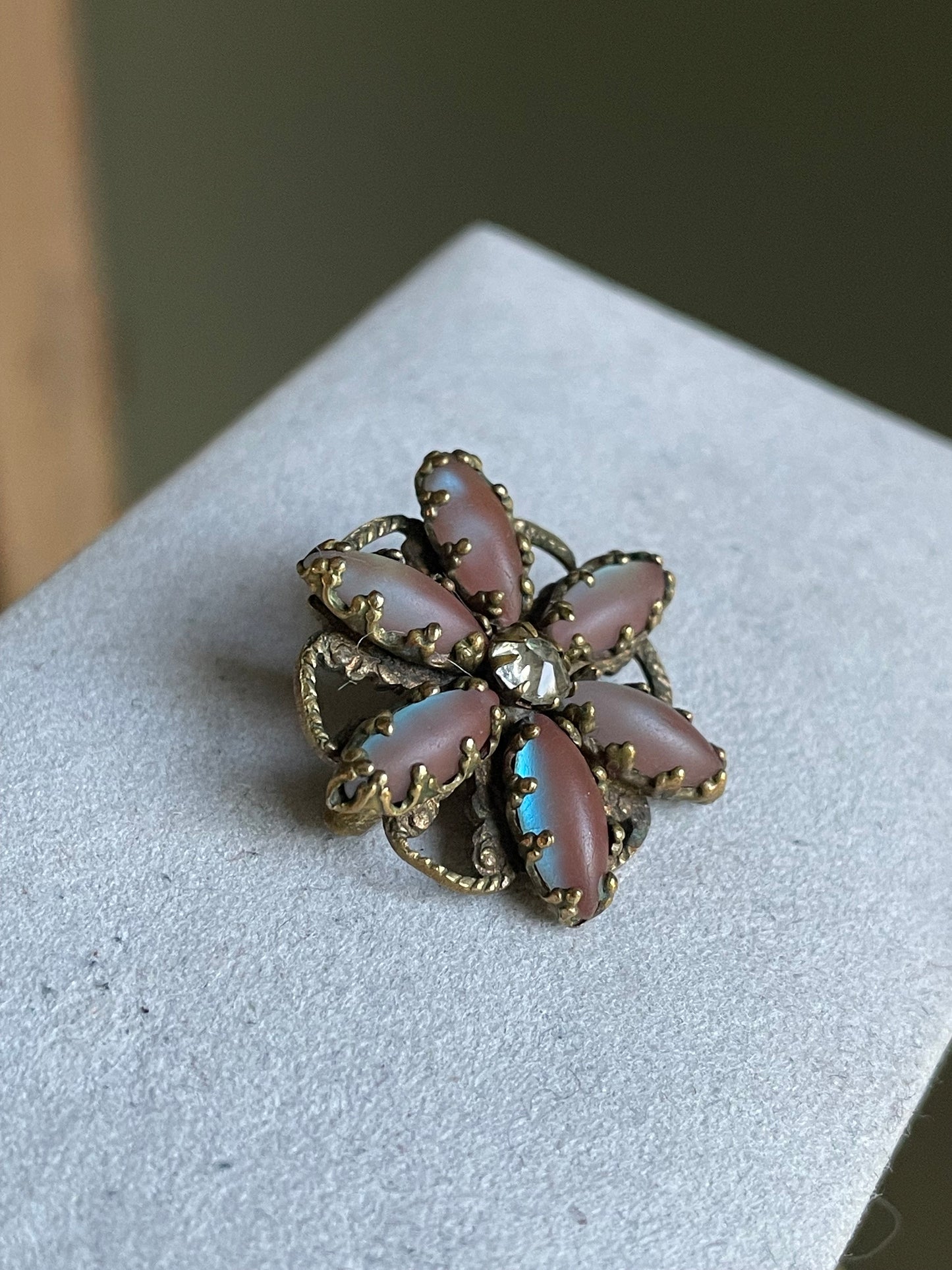 A Rare Antique Saphiret Brooch with Paste