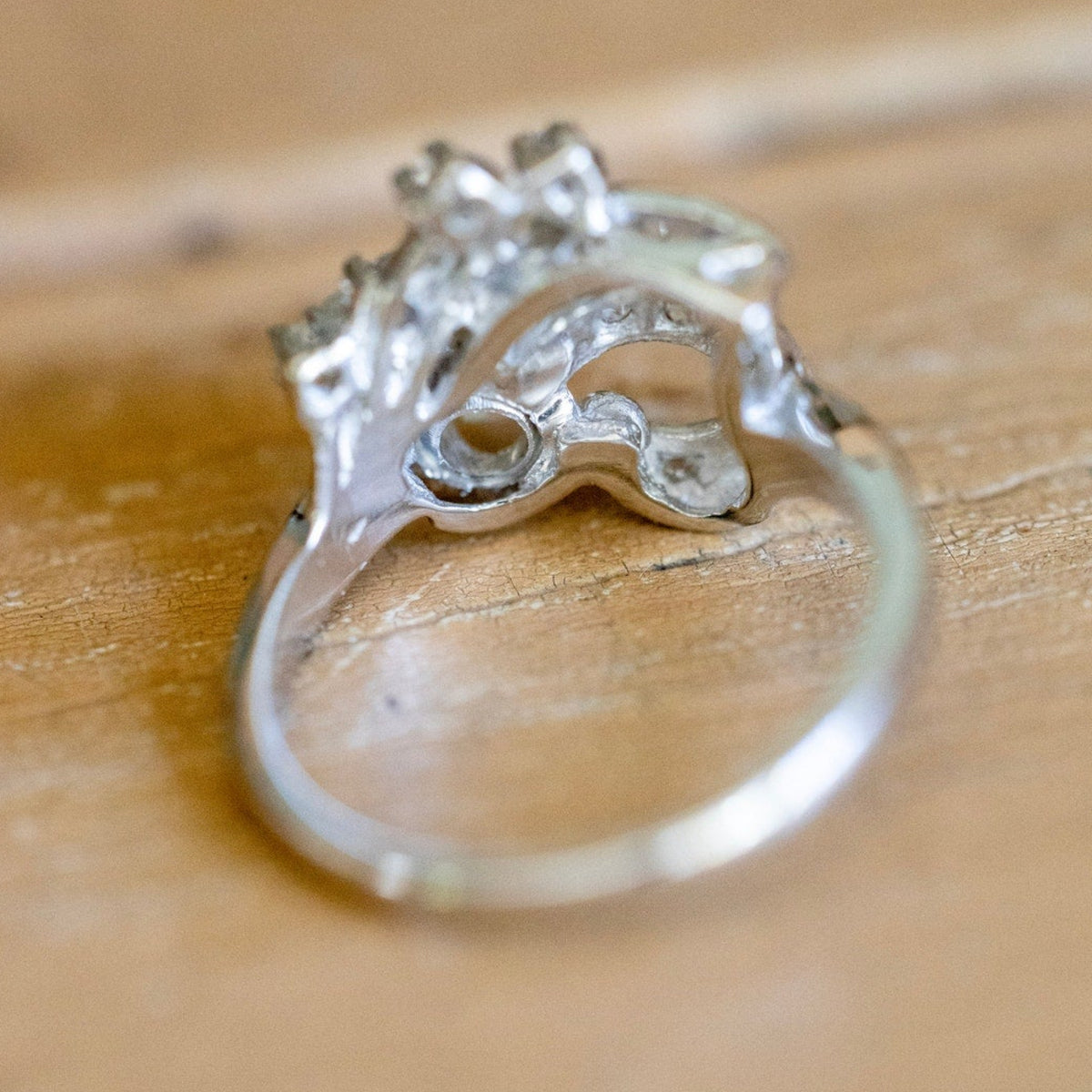 Dreamy Mid-Century Transitional Cut Natural Diamond Ring