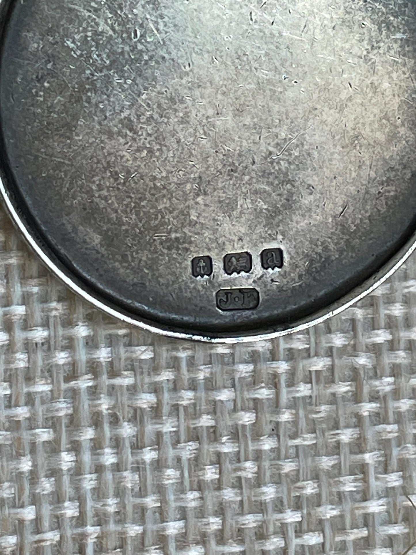 1900 Birmingham Large Hand Engraved Medallion Full Hallmarks